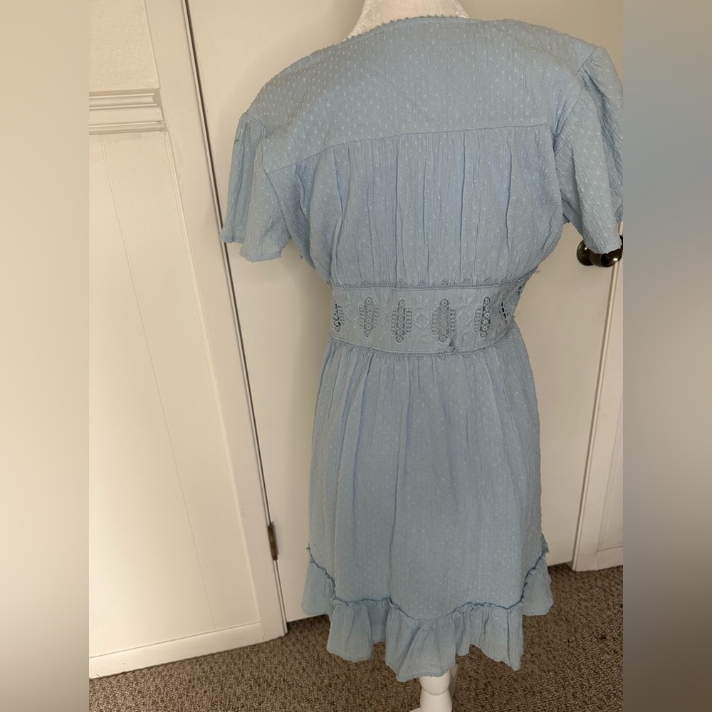Altar’d state blue babydoll dress size L - Picture 3 of 9